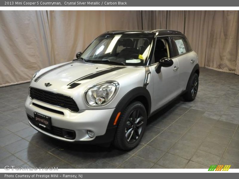 Crystal Silver Metallic / Carbon Black 2013 Mini Cooper S Countryman