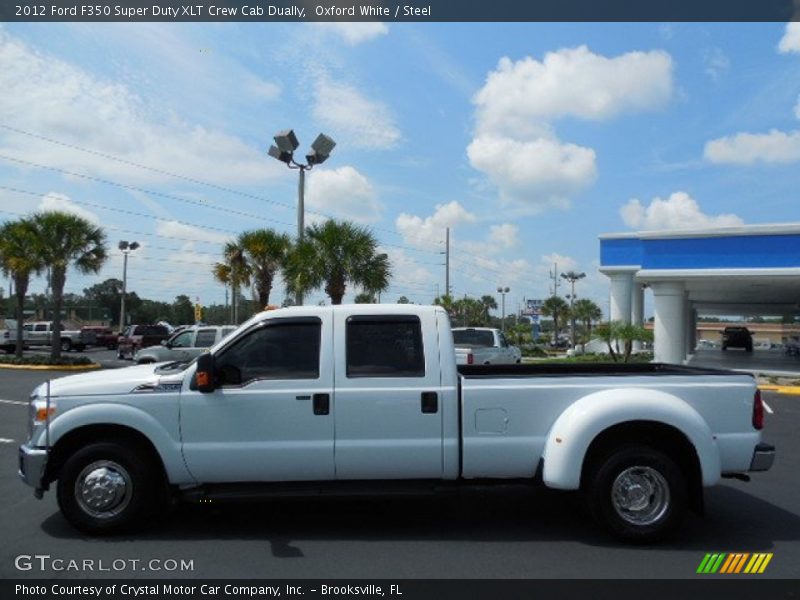 Oxford White / Steel 2012 Ford F350 Super Duty XLT Crew Cab Dually