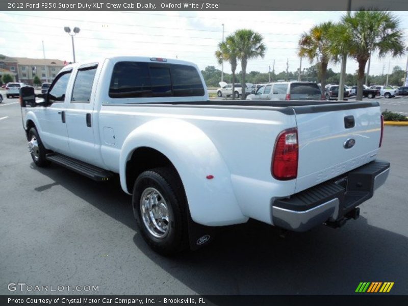 Oxford White / Steel 2012 Ford F350 Super Duty XLT Crew Cab Dually