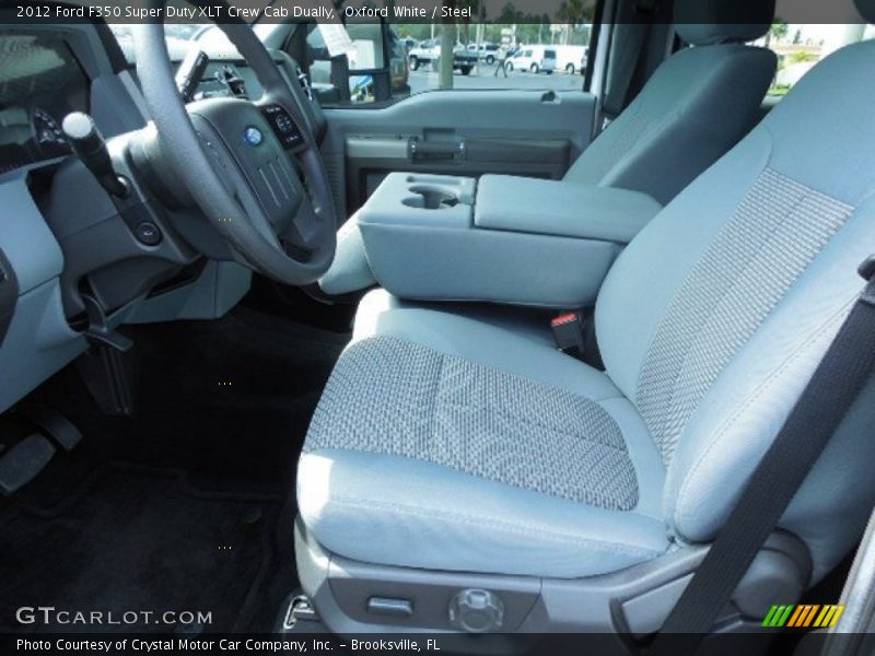 Oxford White / Steel 2012 Ford F350 Super Duty XLT Crew Cab Dually
