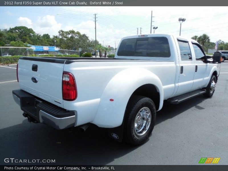 Oxford White / Steel 2012 Ford F350 Super Duty XLT Crew Cab Dually