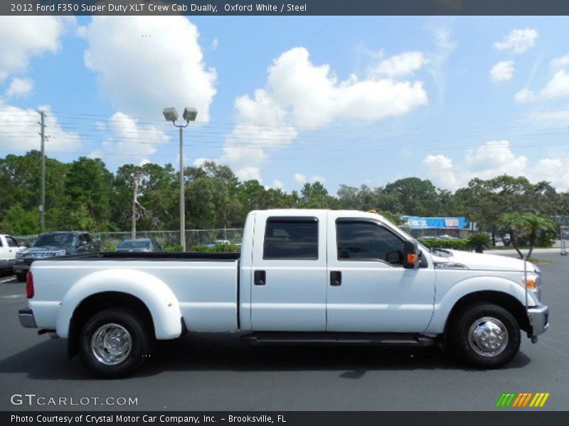 Oxford White / Steel 2012 Ford F350 Super Duty XLT Crew Cab Dually