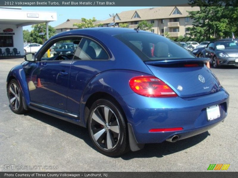 Reef Blue Metallic / Titan Black 2012 Volkswagen Beetle Turbo