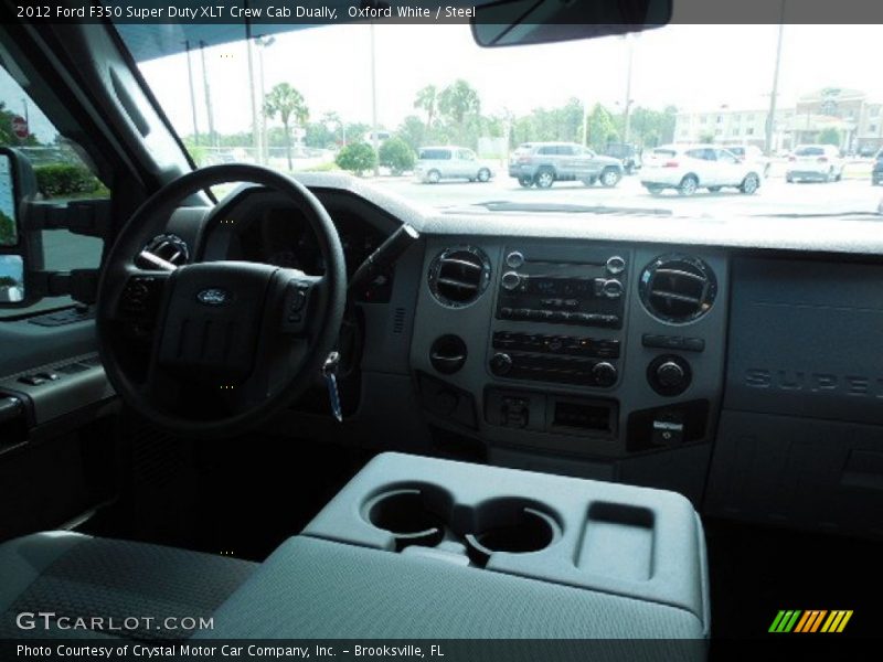 Oxford White / Steel 2012 Ford F350 Super Duty XLT Crew Cab Dually