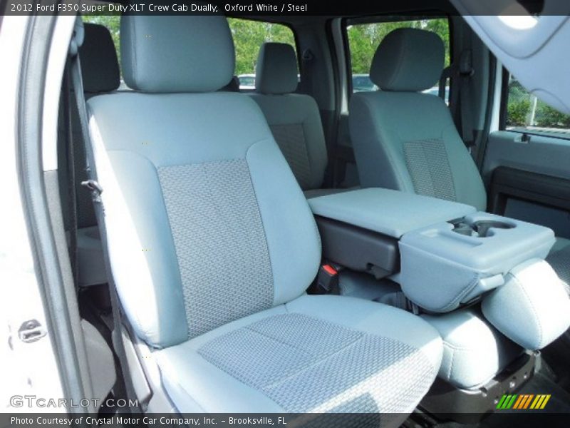 Oxford White / Steel 2012 Ford F350 Super Duty XLT Crew Cab Dually