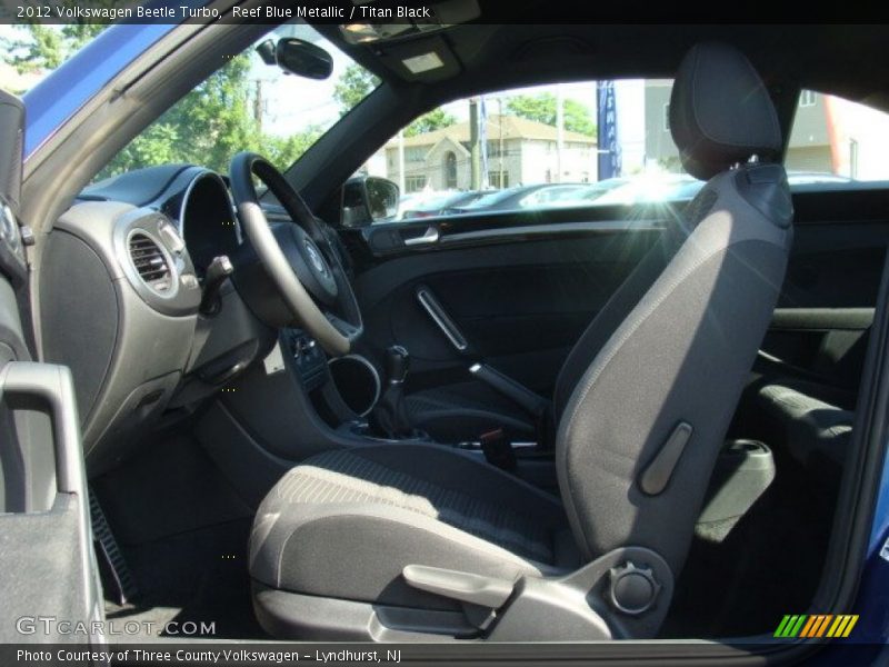 Reef Blue Metallic / Titan Black 2012 Volkswagen Beetle Turbo