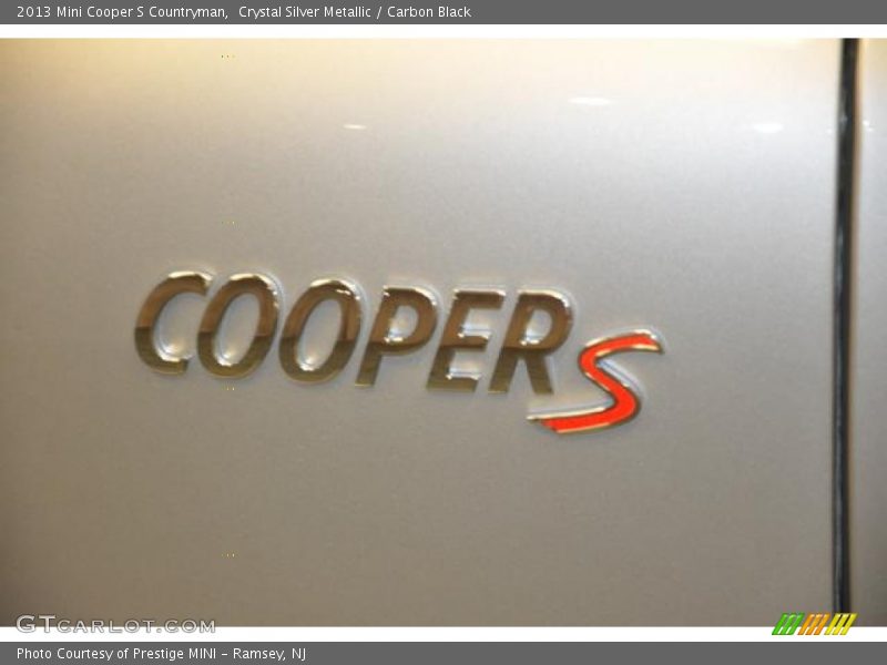 Crystal Silver Metallic / Carbon Black 2013 Mini Cooper S Countryman