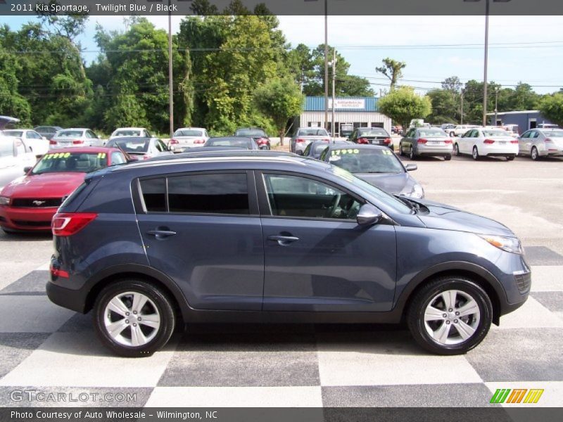 Twilight Blue / Black 2011 Kia Sportage