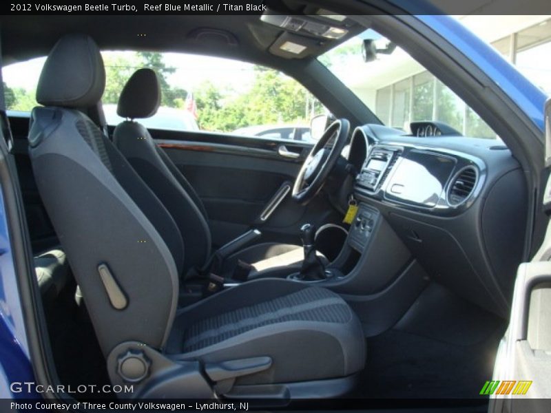 Reef Blue Metallic / Titan Black 2012 Volkswagen Beetle Turbo