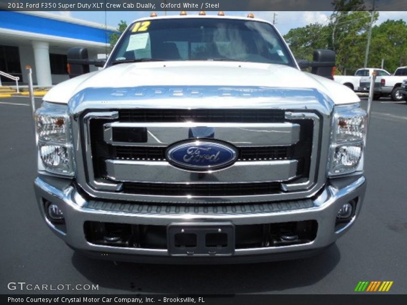 Oxford White / Steel 2012 Ford F350 Super Duty XLT Crew Cab Dually