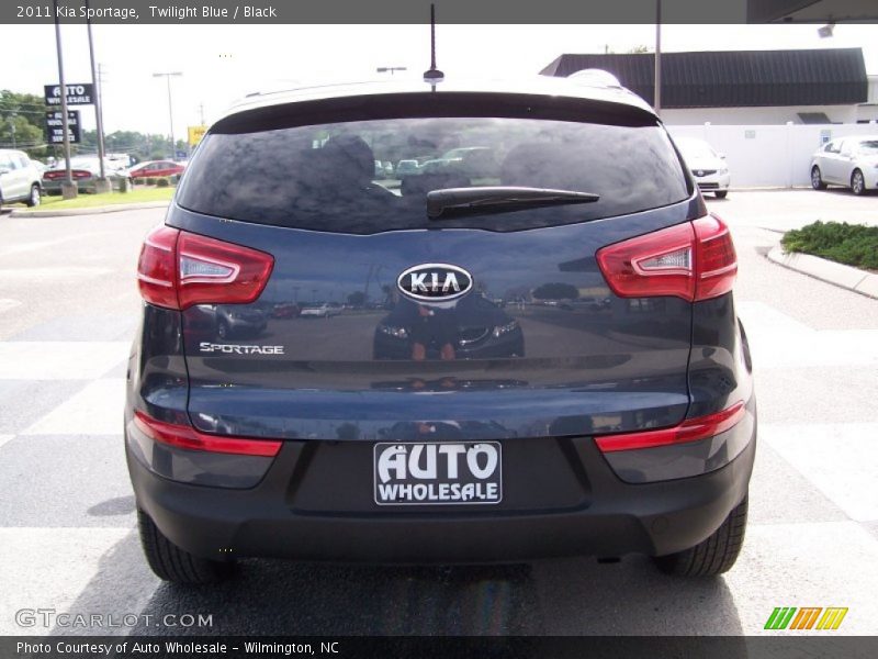 Twilight Blue / Black 2011 Kia Sportage