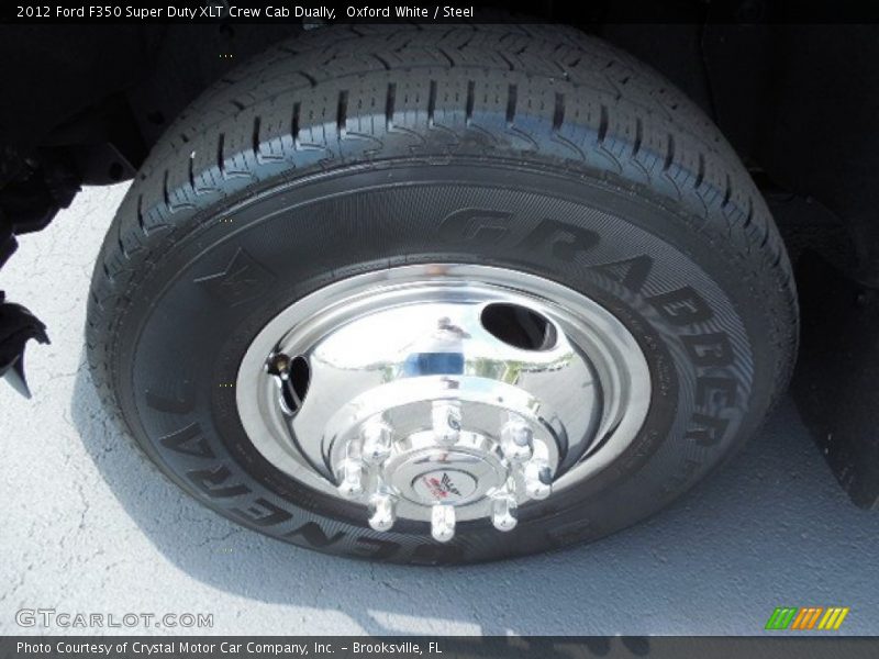 Oxford White / Steel 2012 Ford F350 Super Duty XLT Crew Cab Dually