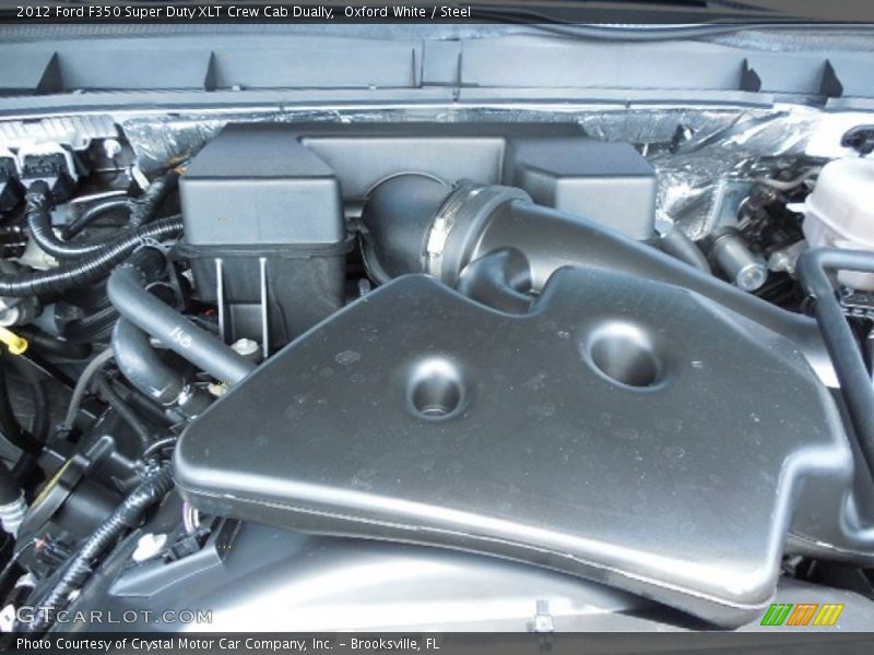 Oxford White / Steel 2012 Ford F350 Super Duty XLT Crew Cab Dually