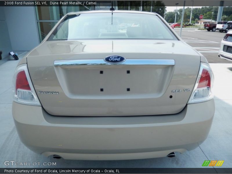 Dune Pearl Metallic / Camel 2008 Ford Fusion SEL V6