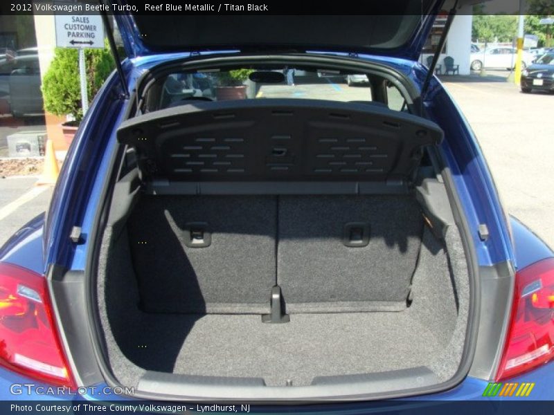 Reef Blue Metallic / Titan Black 2012 Volkswagen Beetle Turbo