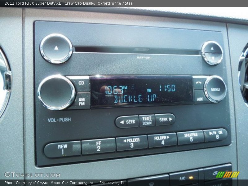 Oxford White / Steel 2012 Ford F350 Super Duty XLT Crew Cab Dually