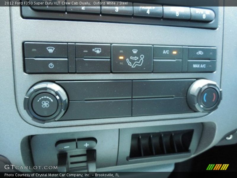 Oxford White / Steel 2012 Ford F350 Super Duty XLT Crew Cab Dually
