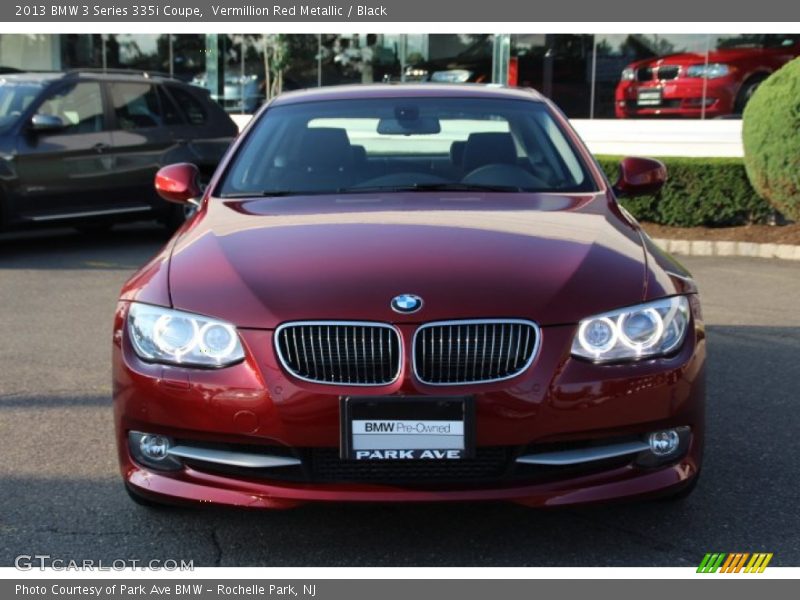Vermillion Red Metallic / Black 2013 BMW 3 Series 335i Coupe