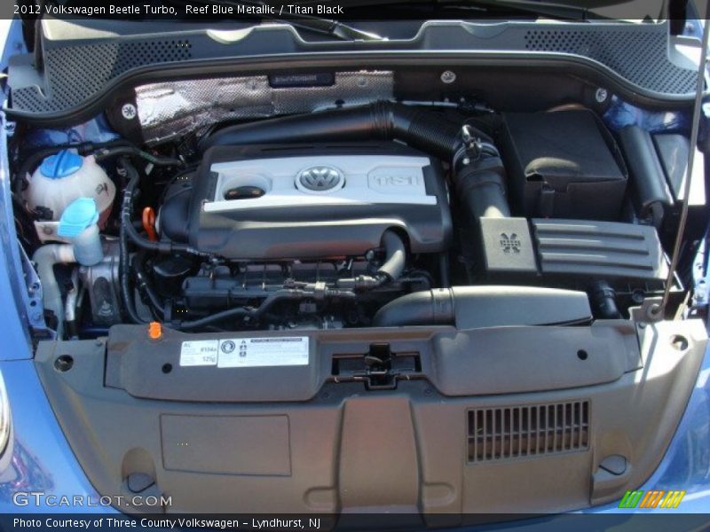 Reef Blue Metallic / Titan Black 2012 Volkswagen Beetle Turbo