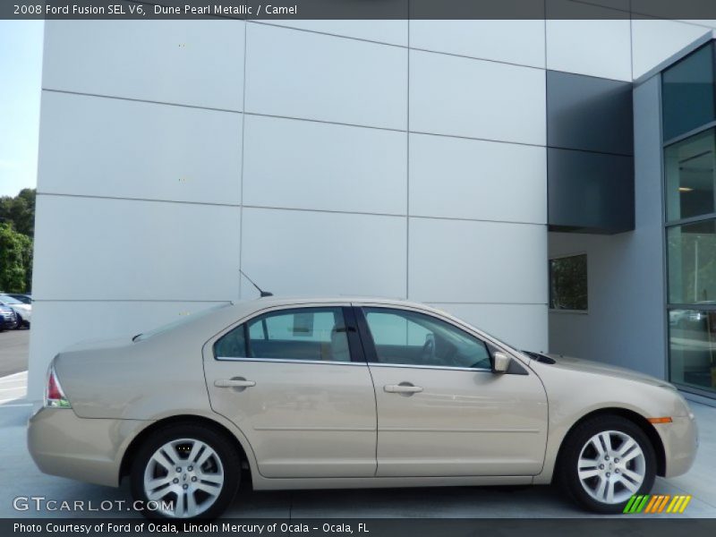 Dune Pearl Metallic / Camel 2008 Ford Fusion SEL V6