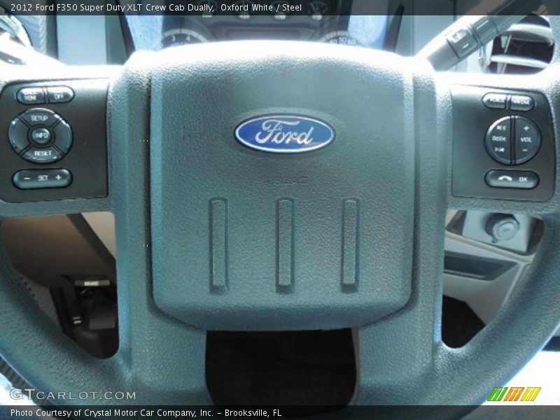 Oxford White / Steel 2012 Ford F350 Super Duty XLT Crew Cab Dually