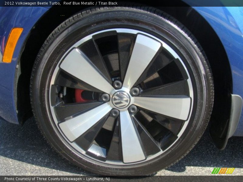 Reef Blue Metallic / Titan Black 2012 Volkswagen Beetle Turbo