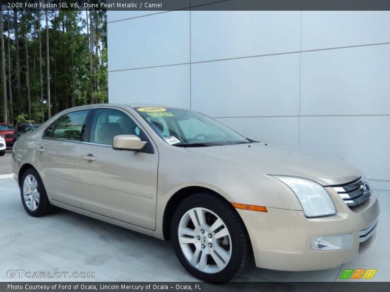 Dune Pearl Metallic / Camel 2008 Ford Fusion SEL V6