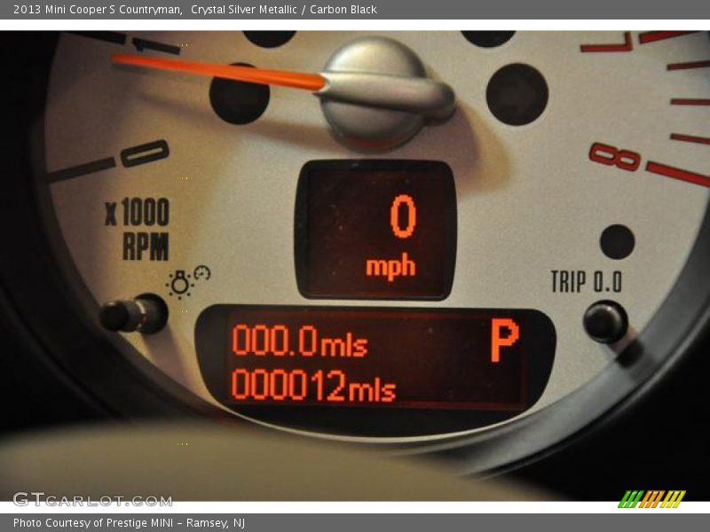 Crystal Silver Metallic / Carbon Black 2013 Mini Cooper S Countryman