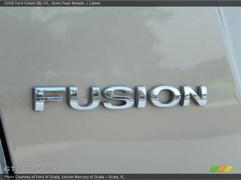 Dune Pearl Metallic / Camel 2008 Ford Fusion SEL V6