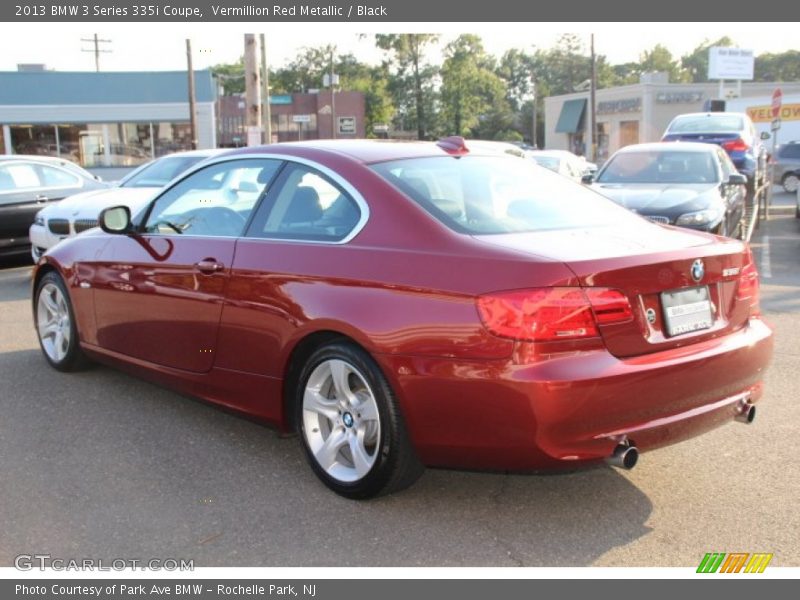 Vermillion Red Metallic / Black 2013 BMW 3 Series 335i Coupe