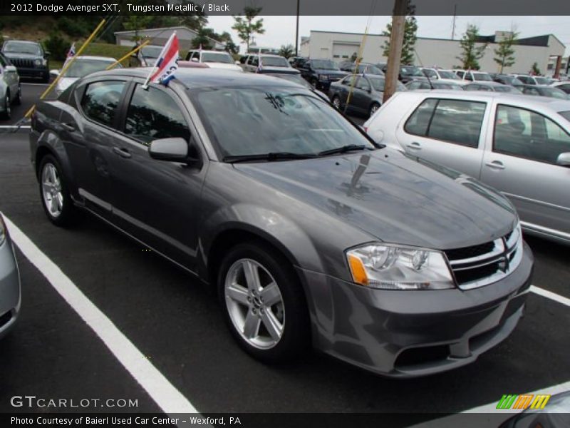 Tungsten Metallic / Black 2012 Dodge Avenger SXT