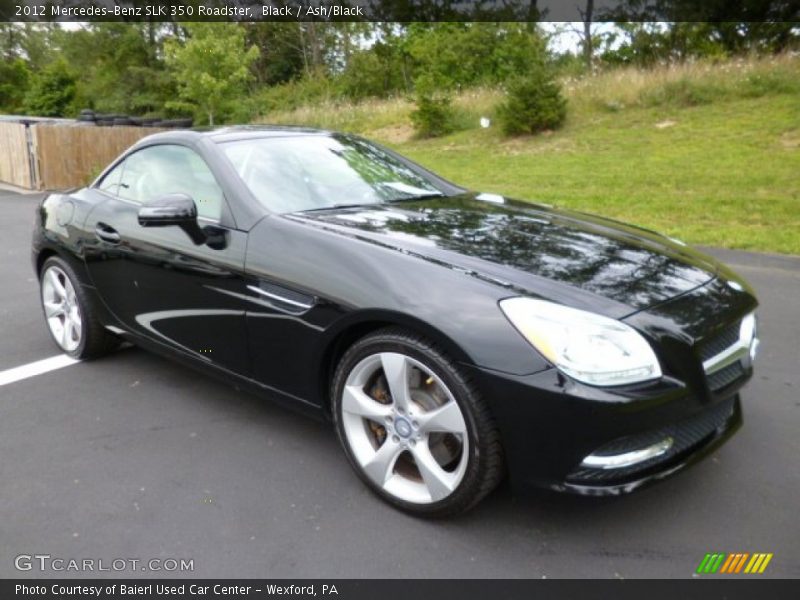 Black / Ash/Black 2012 Mercedes-Benz SLK 350 Roadster