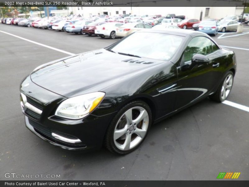 Black / Ash/Black 2012 Mercedes-Benz SLK 350 Roadster