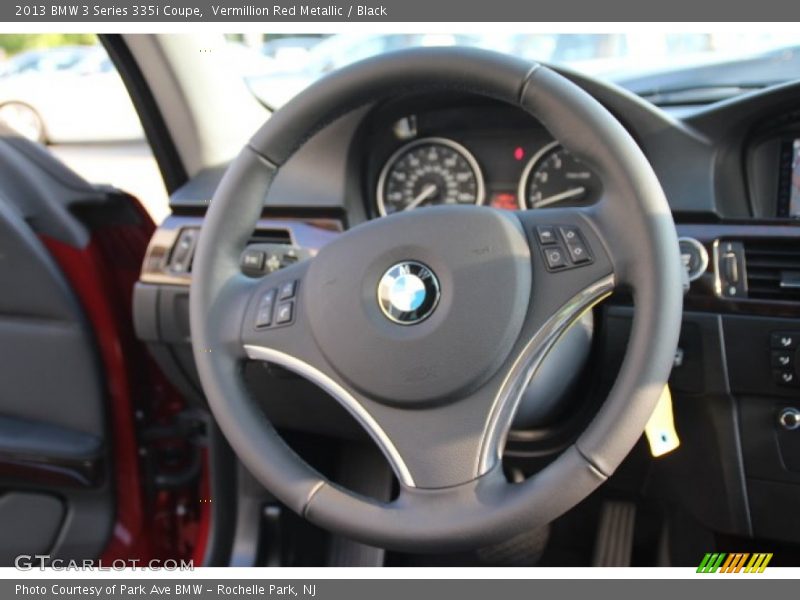 Vermillion Red Metallic / Black 2013 BMW 3 Series 335i Coupe