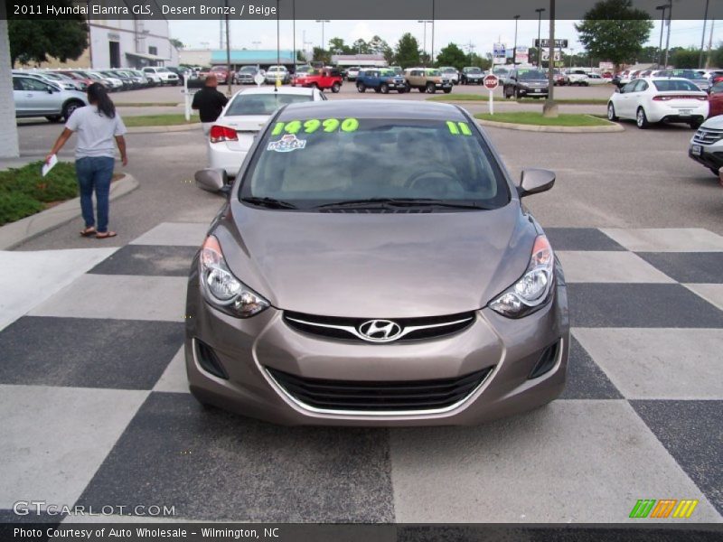 Desert Bronze / Beige 2011 Hyundai Elantra GLS