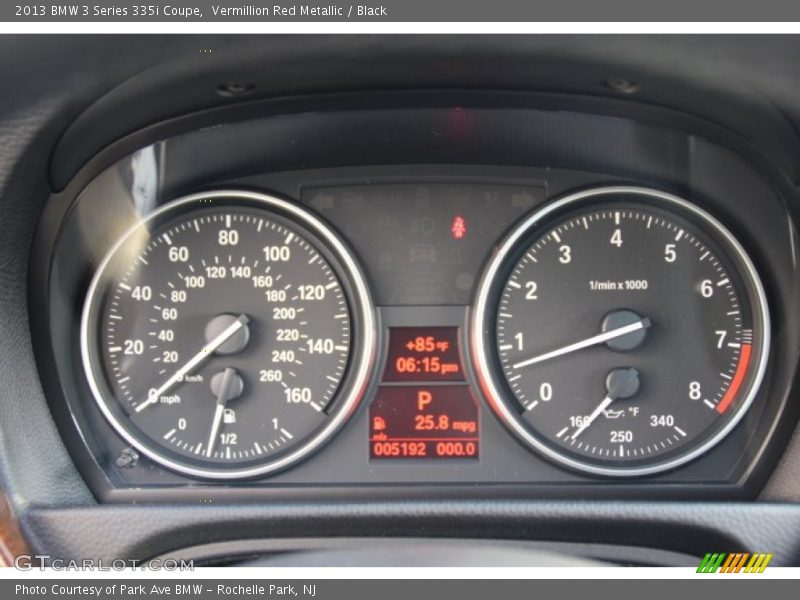 Vermillion Red Metallic / Black 2013 BMW 3 Series 335i Coupe