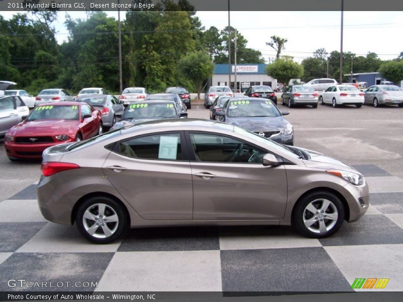 Desert Bronze / Beige 2011 Hyundai Elantra GLS