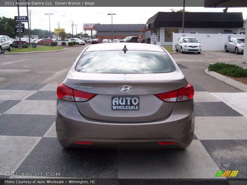 Desert Bronze / Beige 2011 Hyundai Elantra GLS