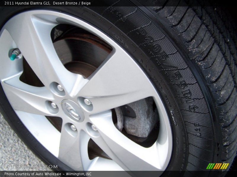 Desert Bronze / Beige 2011 Hyundai Elantra GLS