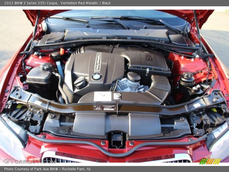 Vermillion Red Metallic / Black 2013 BMW 3 Series 335i Coupe