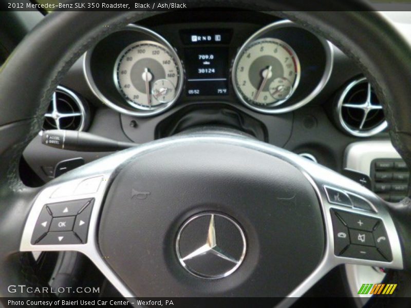 Black / Ash/Black 2012 Mercedes-Benz SLK 350 Roadster