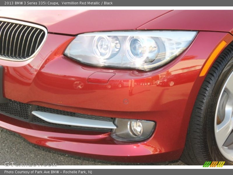 Vermillion Red Metallic / Black 2013 BMW 3 Series 335i Coupe