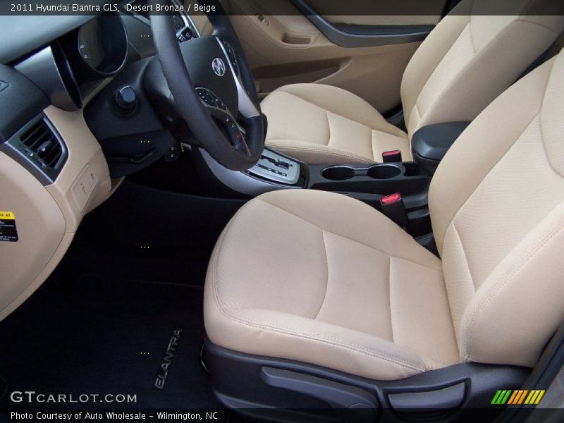Desert Bronze / Beige 2011 Hyundai Elantra GLS
