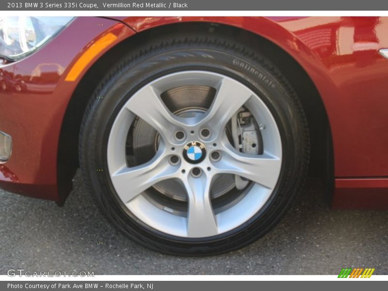 Vermillion Red Metallic / Black 2013 BMW 3 Series 335i Coupe