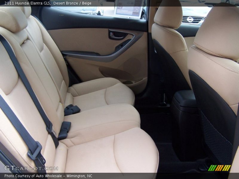Desert Bronze / Beige 2011 Hyundai Elantra GLS