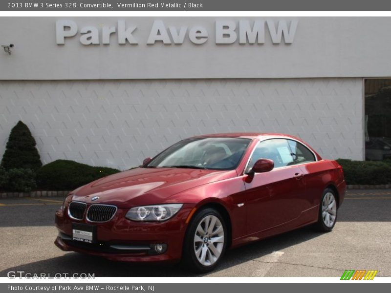 Vermillion Red Metallic / Black 2013 BMW 3 Series 328i Convertible