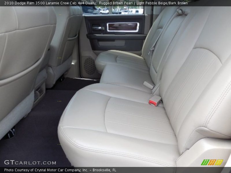 Rugged Brown Pearl / Light Pebble Beige/Bark Brown 2010 Dodge Ram 3500 Laramie Crew Cab 4x4 Dually