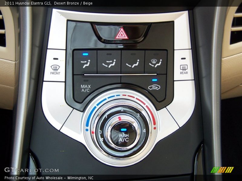 Desert Bronze / Beige 2011 Hyundai Elantra GLS
