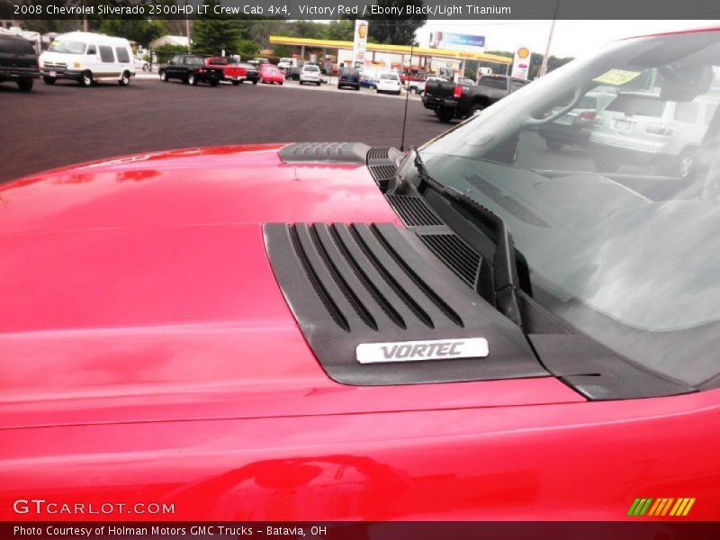 Victory Red / Ebony Black/Light Titanium 2008 Chevrolet Silverado 2500HD LT Crew Cab 4x4