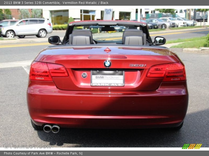 Vermillion Red Metallic / Black 2013 BMW 3 Series 328i Convertible